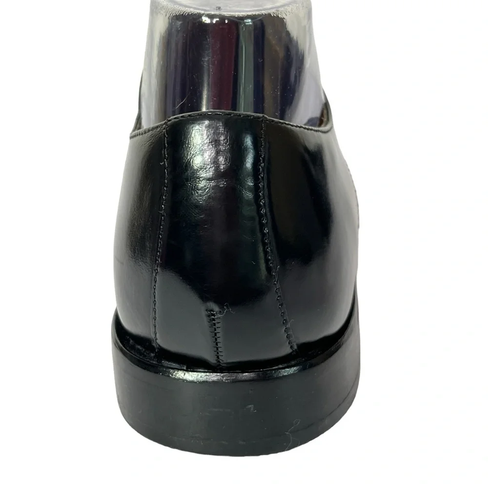 Florsheim Broxton‎ Cap Toe Men's 10.5 D Black Leather Dress Tie Shoes
